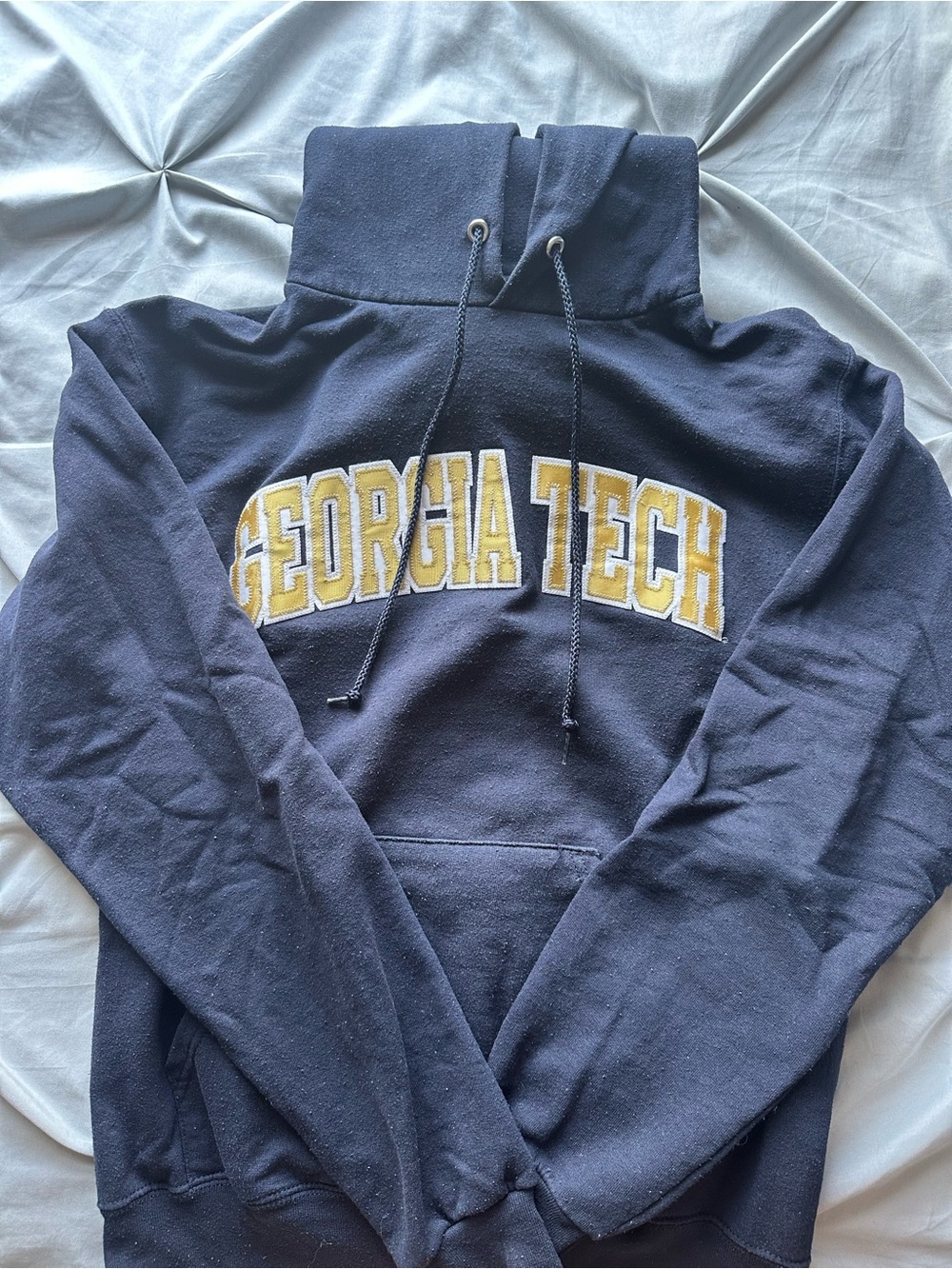 Champion Navy Blue Georgia Tech Hoodie
